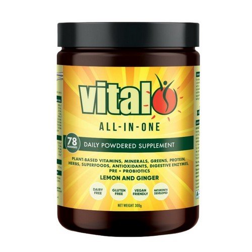 All In One Daily Health Supplement Lemon And Ginger 300 Grams by Vital