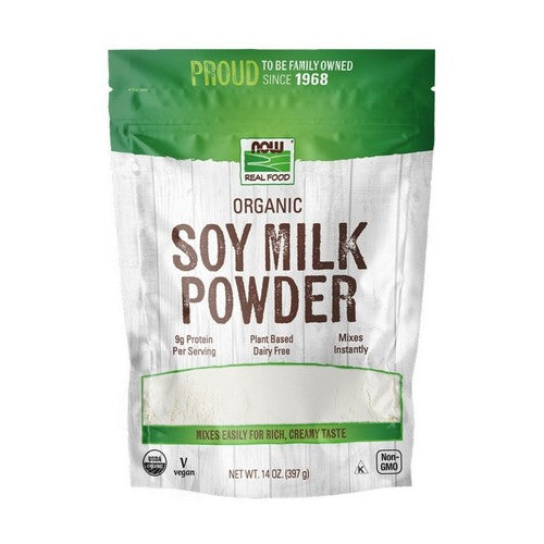 Organic Soy Milk Powder 14 Oz by Now Foods