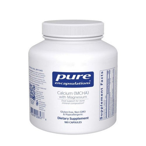 Calcium (Mcha) With Magnesium 180 Caps by Pure