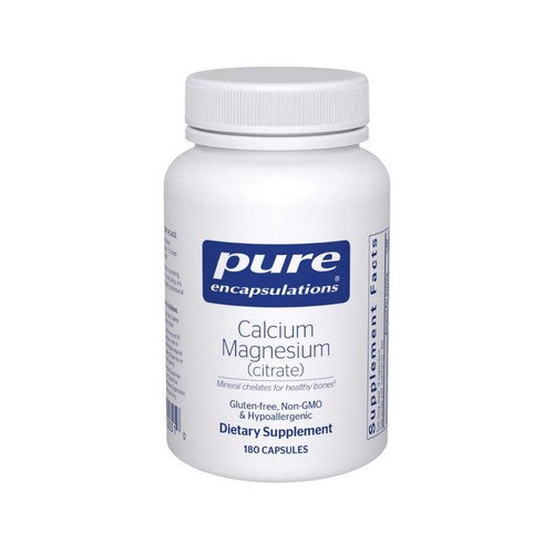 Calcium Magnesium(Citrate) 180 Caps by Pure