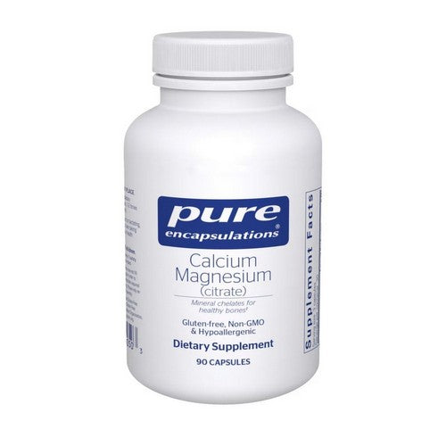 Calcium Magnesium(Citrate) 90 Caps by Pure