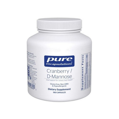 Cranberry/D-Mannose 180 Caps by Pure