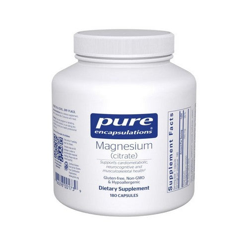Magnesium Citrate 180 Caps by Pure