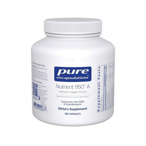 Nutrient 950 A W/O Cu&Fe 180 Caps by Pure