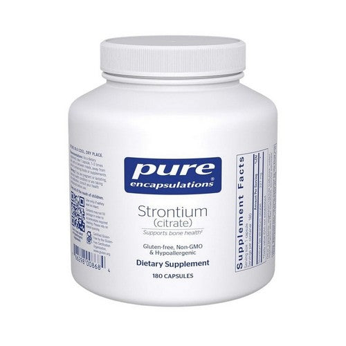 Strontium (Citrate) 180 Caps by Pure