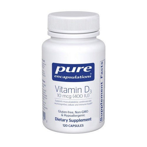 Vitamin D3 120 Caps by Pure