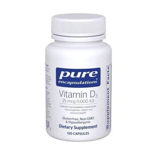 Vitamin D3 120 Caps by Pure