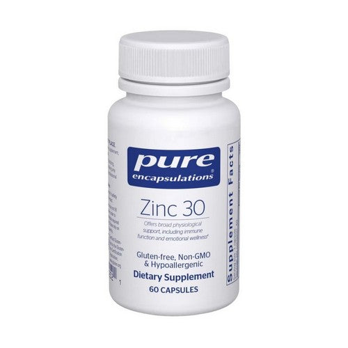 Zinc 30 60 Caps by Pure