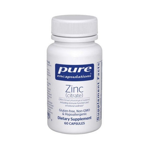 Zinc (Citrate) 60 Caps by Pure