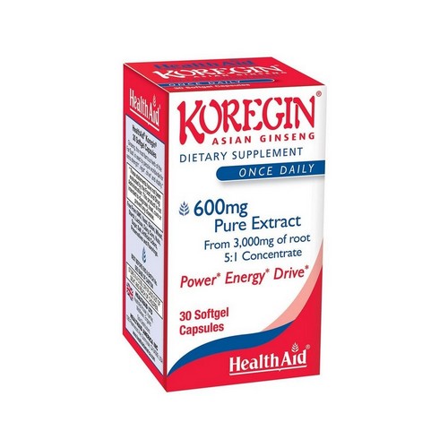 Koregin Korean Ginseng 30 Caps by HealthAid