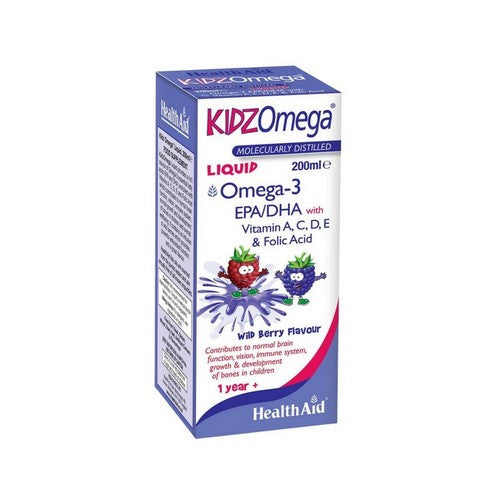 KidzOmega Liquid 6.7 Oz by HealthAid