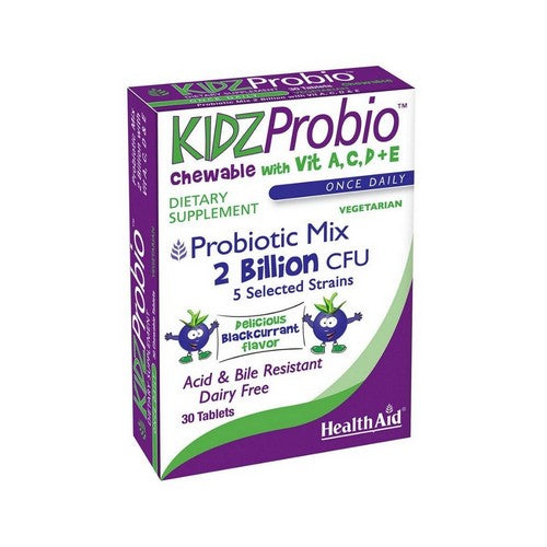 KidzProbiotic Chewables 30 Tabs by HealthAid