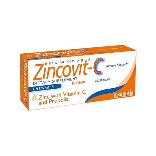 Zincovit-C 60 Tabs by HealthAid