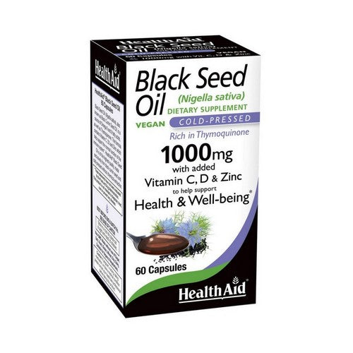 Black Seed Oil 60 Caps by HealthAid