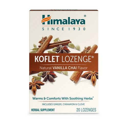 Koflet Lozenges Vanilla Chai 20 Lozenges by Himayala