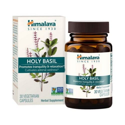 Holy Basil 30 Capsules by Himayala