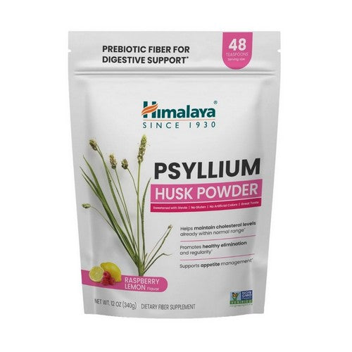 Psyllium Husk Powder Raspberry Lemon 12 Oz by Himayala