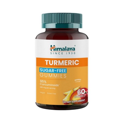 Turmeric Sugar Free Gummies 60 Count by Himayala