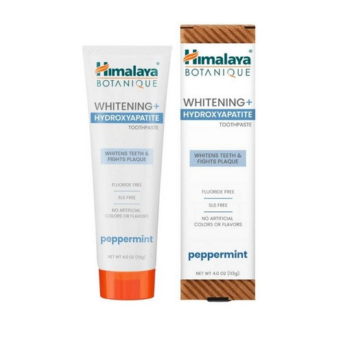 Whitening+ Hydroxyapatite Toothpaste - Peppermint 4 Oz by Himayala