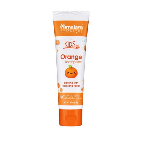 Kids Toothpaste Orange 4 Oz by Himayala