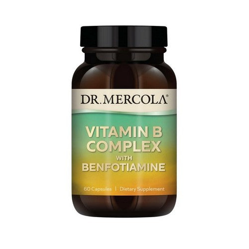 Vitamin B Complex With Benfotiamine 60 Caps by Dr. Mercola