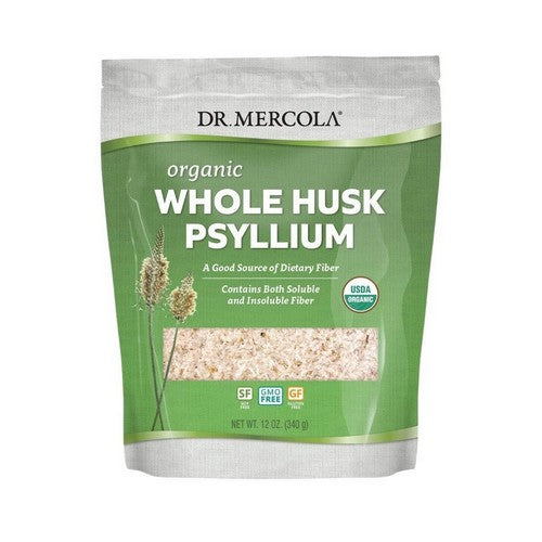 Organic Whole Husk Psyllium 12 Oz by Dr. Mercola