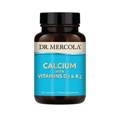 Calcium Vitamin D3 And Vitamin K2 30 Caps by Dr. Mercola