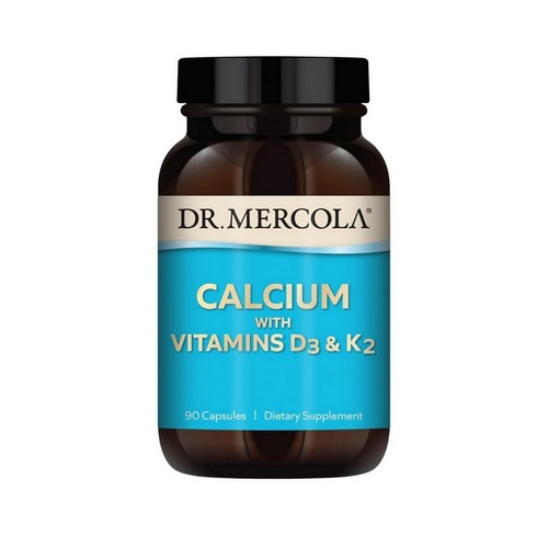 Calcium Vitamin D3 And Vitamin K2 90 Caps by Dr. Mercola