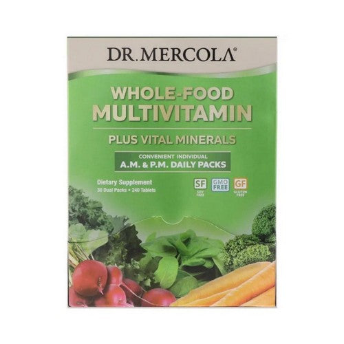 Whole Food Multivitamin Daily Plus Vital Minerals 240 Tablets by Dr. Mercola