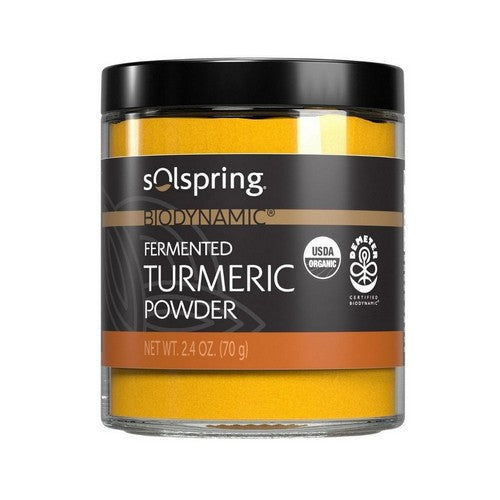 Organic Fermented Turmeric Powder 2.4 Oz by Solspring Biodynamic