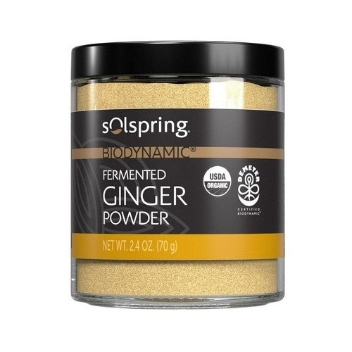 Organic Fermented Ginger Powder 2.4 Oz by Solspring Biodynamic