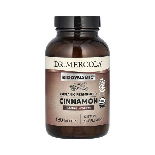 Biodynamic Organic Fermented Cinnamon 180 Tablets by Dr. Mercola