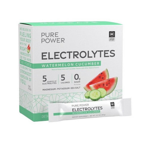 Electrolytes Watermelon Cucumber 30 Packets by Pure Power