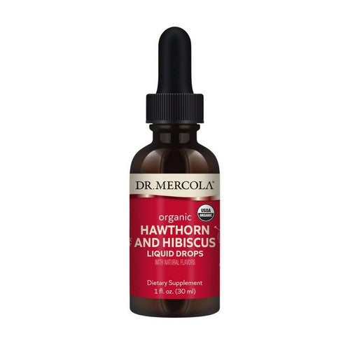Organic Hawthorn And Hibiscus Liquid Drops 1 Oz by Dr. Mercola