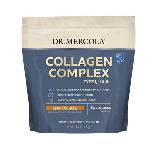 Collagen Complex Powder Chocolate 14.81 Oz by Dr. Mercola