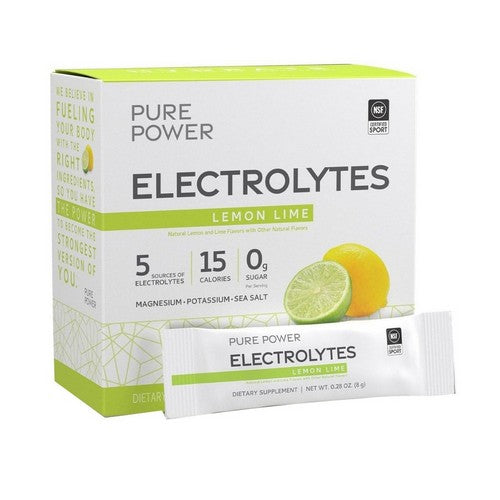 Electrolytes Lemon Lime 30 Packets by Pure Power