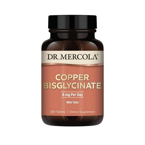 Copper Bisglycinate 180 Tablets by Dr. Mercola