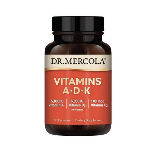 Vitamins A.D.K 30 Caps by Dr. Mercola
