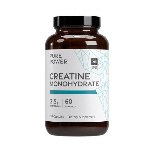 Creatine Monohydrate 120 Caps by Pure Power