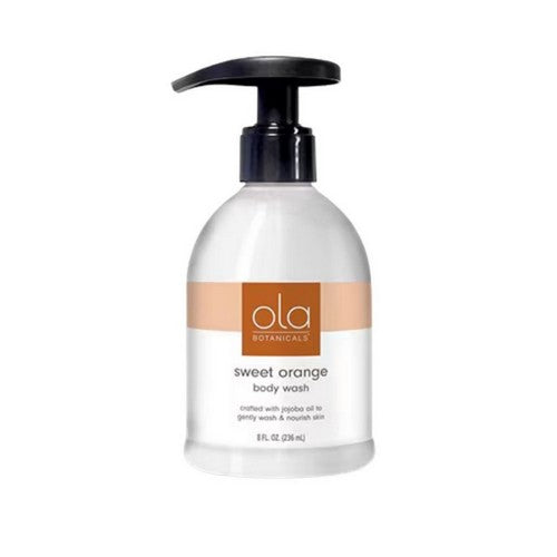 Body Wash Jojoba Oil Sweet Orange 8 Oz by Ola Botanicals