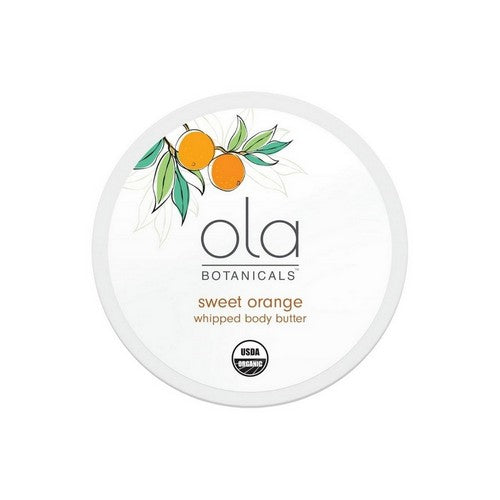 Whipped Body Butter Sweet Orange 4 Oz by Ola Botanicals