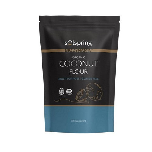 Organic Coconut Flour 16 Oz by Solspring Biodynamic