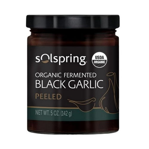 Organic Fermented Black Garlic 5 Oz by Solspring Biodynamic