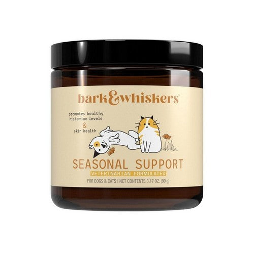 Seasonal Allergy Support Powder For Dogs And Cats 3.17 Oz by Bark & Whiskers
