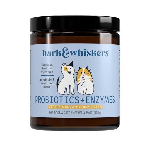 Probiotics Plus Enzymes For Dogs And Cats 3.59 Oz by Bark & Whiskers