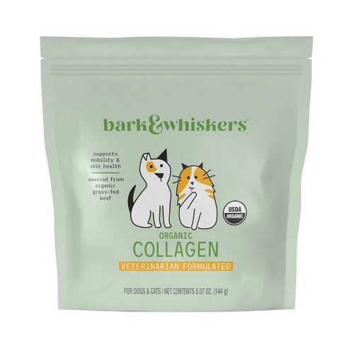 Organic Collagen Vet Formulated Powder For Cats And Dogs 5.07 Oz by Bark & Whiskers