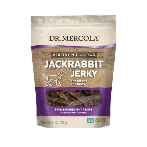Jackrabbit Jerky For Dogs 4 Oz by Dr. Mercola