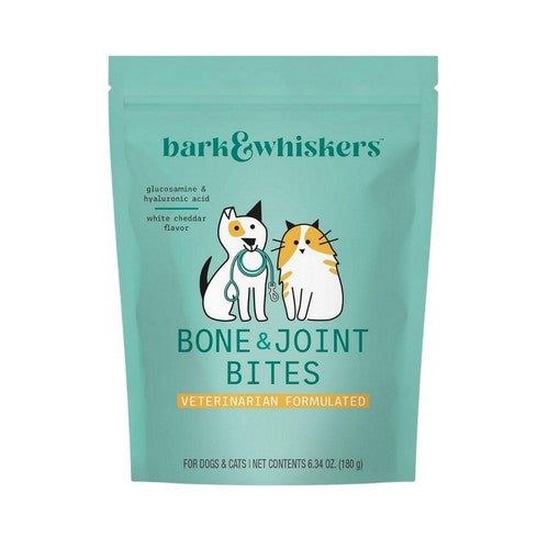Bone And Joint Bites For Dogs & Cats White Cheddar 6.34 Oz by Bark & Whiskers