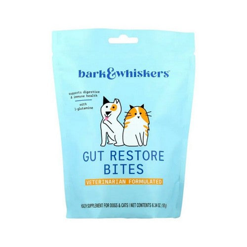 Gut Restore Bites For Dogs And Cats 6.34 Oz by Bark & Whiskers