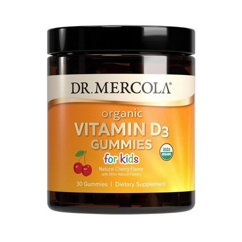 Organic Vitamin D3 Gummies For Kids Natural Cherry 30 Count by Dr. Mercola